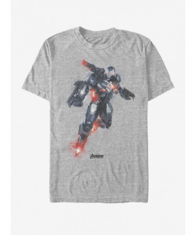 Marvel Avengers: Endgame War Machine Paint T-Shirt $7.46 T-Shirts