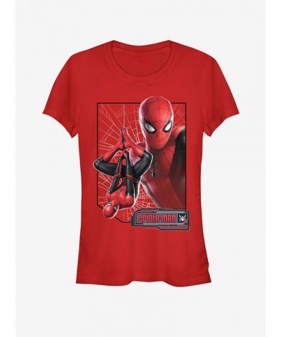Marvel Spider-Man Far From Home New Suit Girls T-Shirt $6.77 T-Shirts