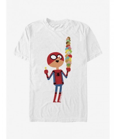 Marvel Spider-Man Ice Cream T-Shirt $6.50 T-Shirts
