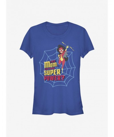 Marvel Super Power Mom Spider Girls T-Shirt $6.77 T-Shirts