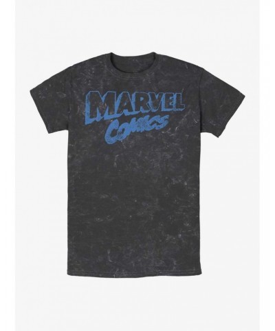 Marvel Retro Logo Mineral Wash T-Shirt $8.70 T-Shirts