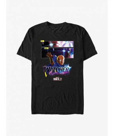 Marvel What If...? I Am The Watcher Panels T-Shirt $7.27 T-Shirts