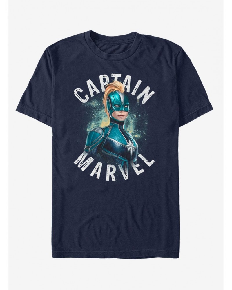 Marvel Captain Marvel Blue T-Shirt $7.46 T-Shirts