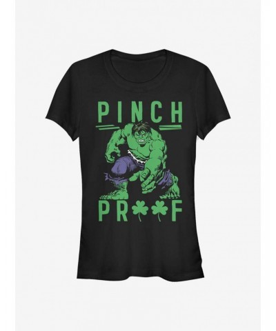 Marvel The Hulk Green Pinch Girls T-Shirt $7.97 T-Shirts